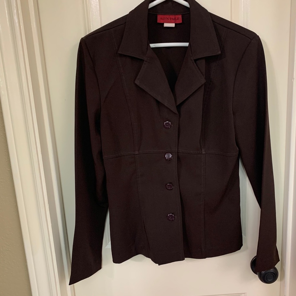 Brown Skirt Suit